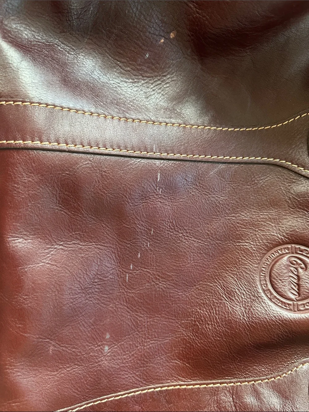Cenzo Leather Duffle Bag
